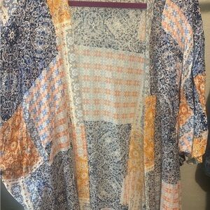 Patchwork Kimono Cardigan